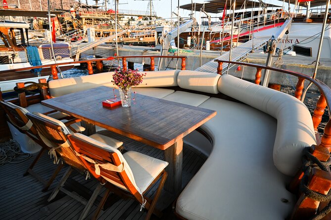 Private VIP Gulet Boat Tour With Lunch in Bodrum For 6 Hour - Leaving Kumbahçe harbor for Karaada