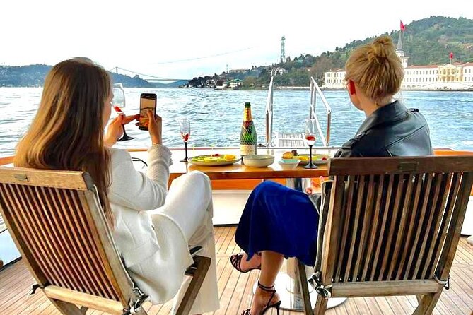 Sunset or Daytime Istanbul Guided Luxury Yacht Cruise with Snacks - Snacks, drinks, and what luxury really means