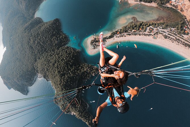 Tandem Paragliding Fethiye, Oludeniz - The landing behind Ölüdeniz Beach